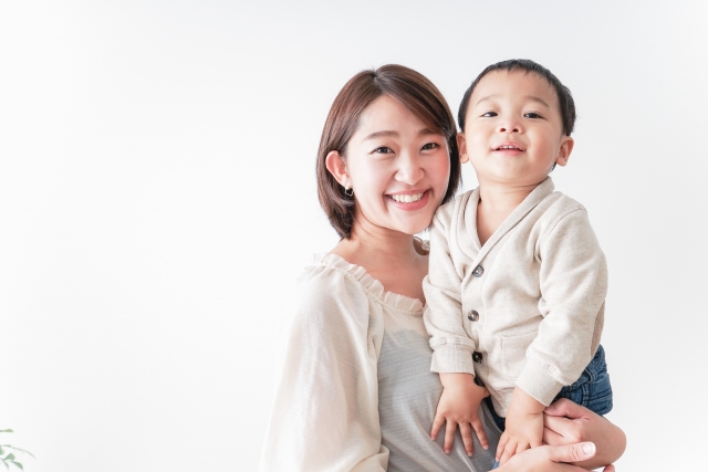 子育て中のお母さん